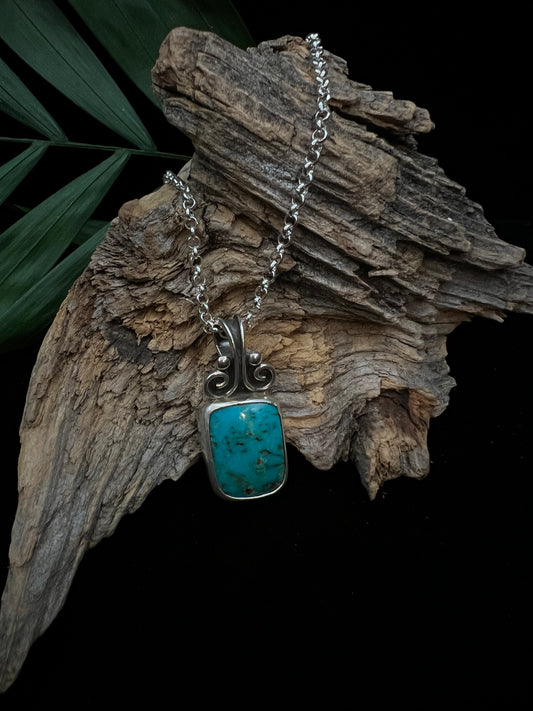 Small Kingman Turquoise Necklace