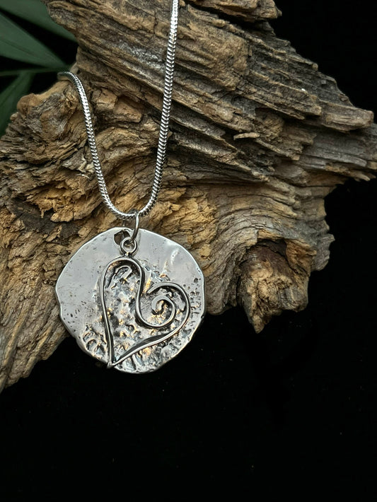 Sterling Silver Heart Necklace