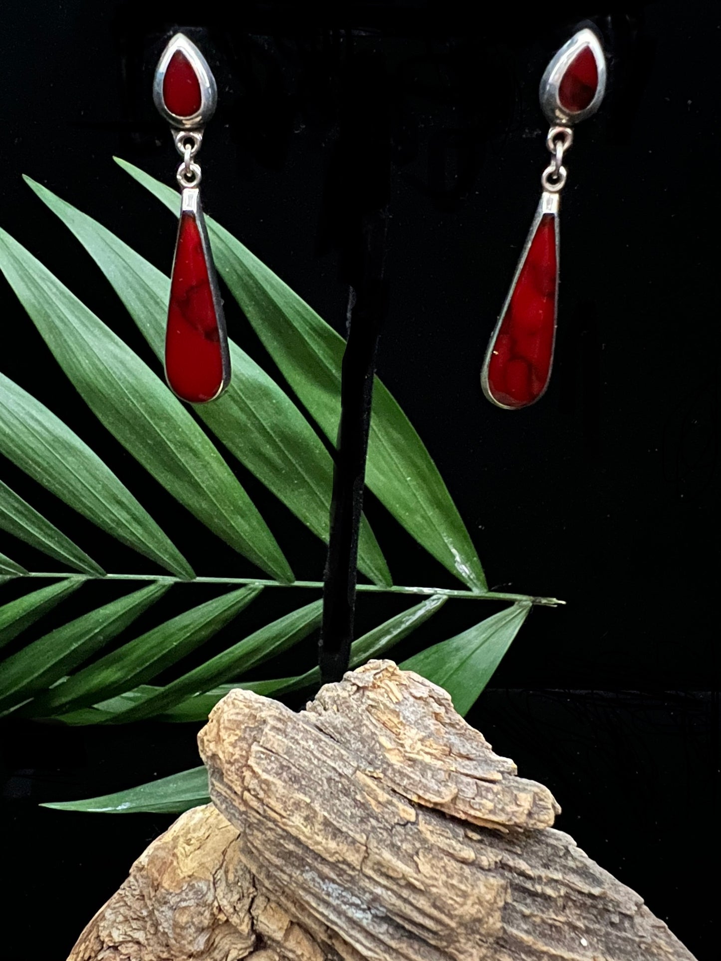 Red Jasper Drop Earrings