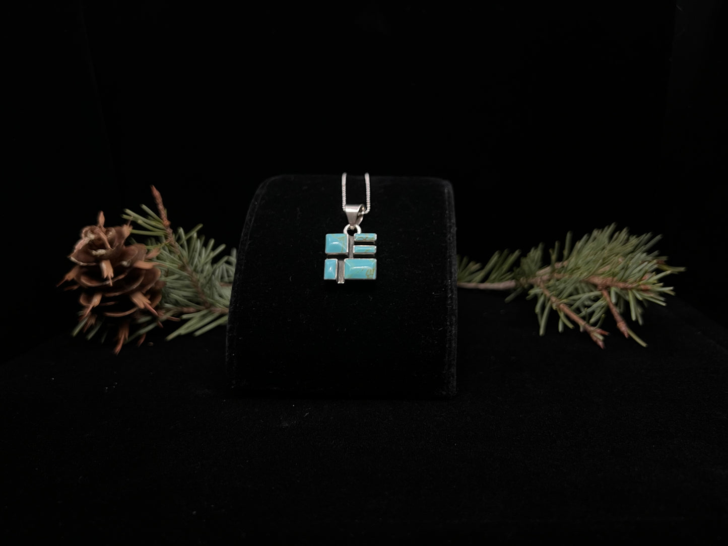 Turquoise Mosaic Necklace