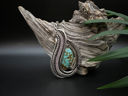 Sterling Silver Turquoise Pendant